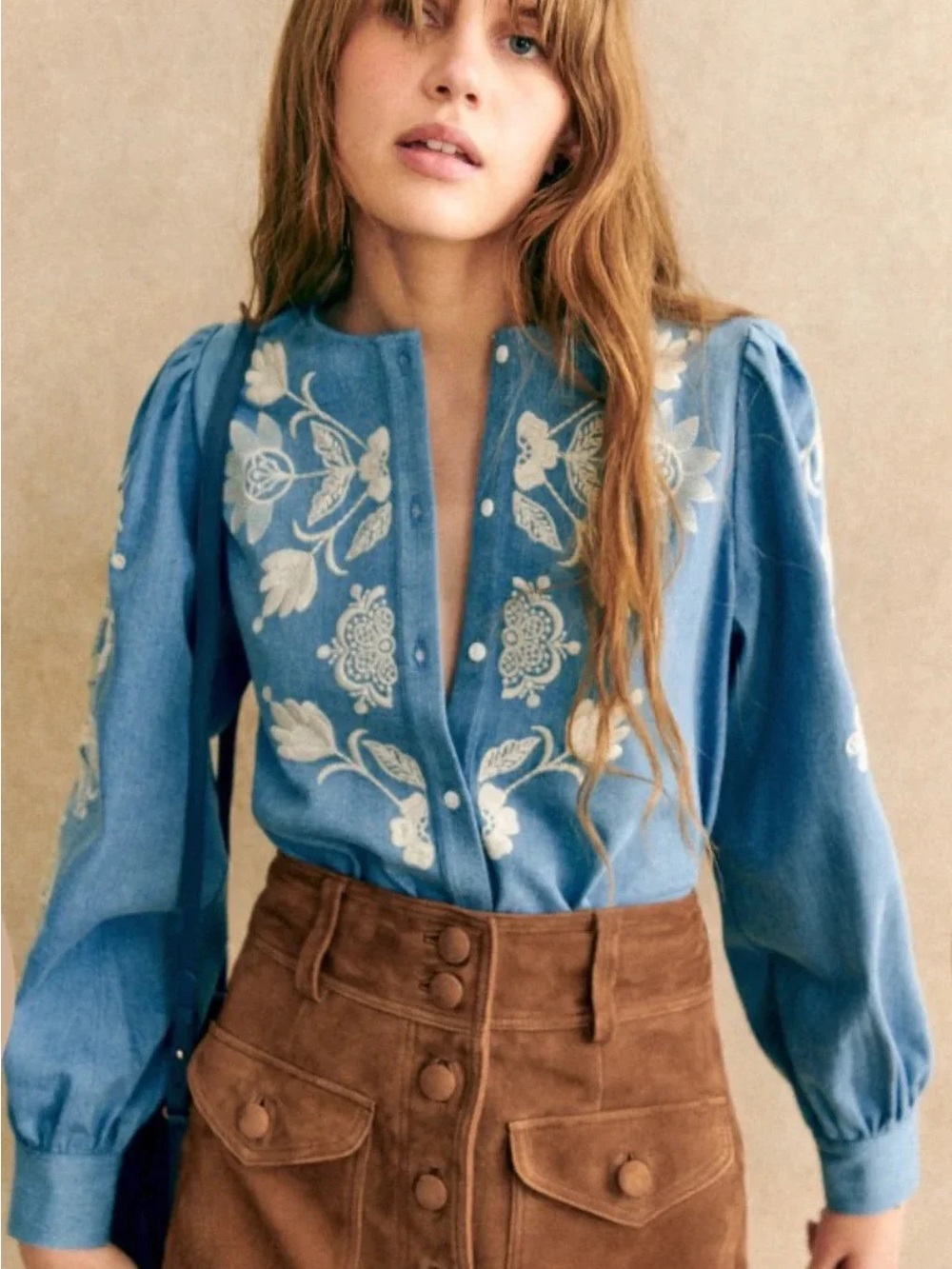 Sezane Felicienne blouse